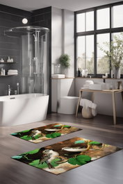 Mijölnir Juego de alfombrillas de baño CT-5167 Multicolor